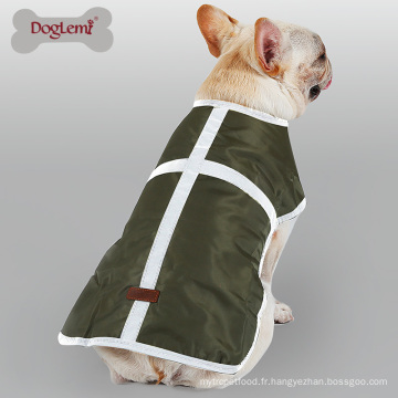 2017 Réversible Pet Vêtements Résistant à L&#39;eau D&#39;hiver Chien Manteau De Pluie Veste Réfléchissant